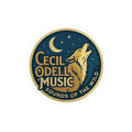 Sticker: "Cecil Odell Music: Sounds of the Wild" Wolf Moon Kiss - Cut Sticker - Cecil Odell Music