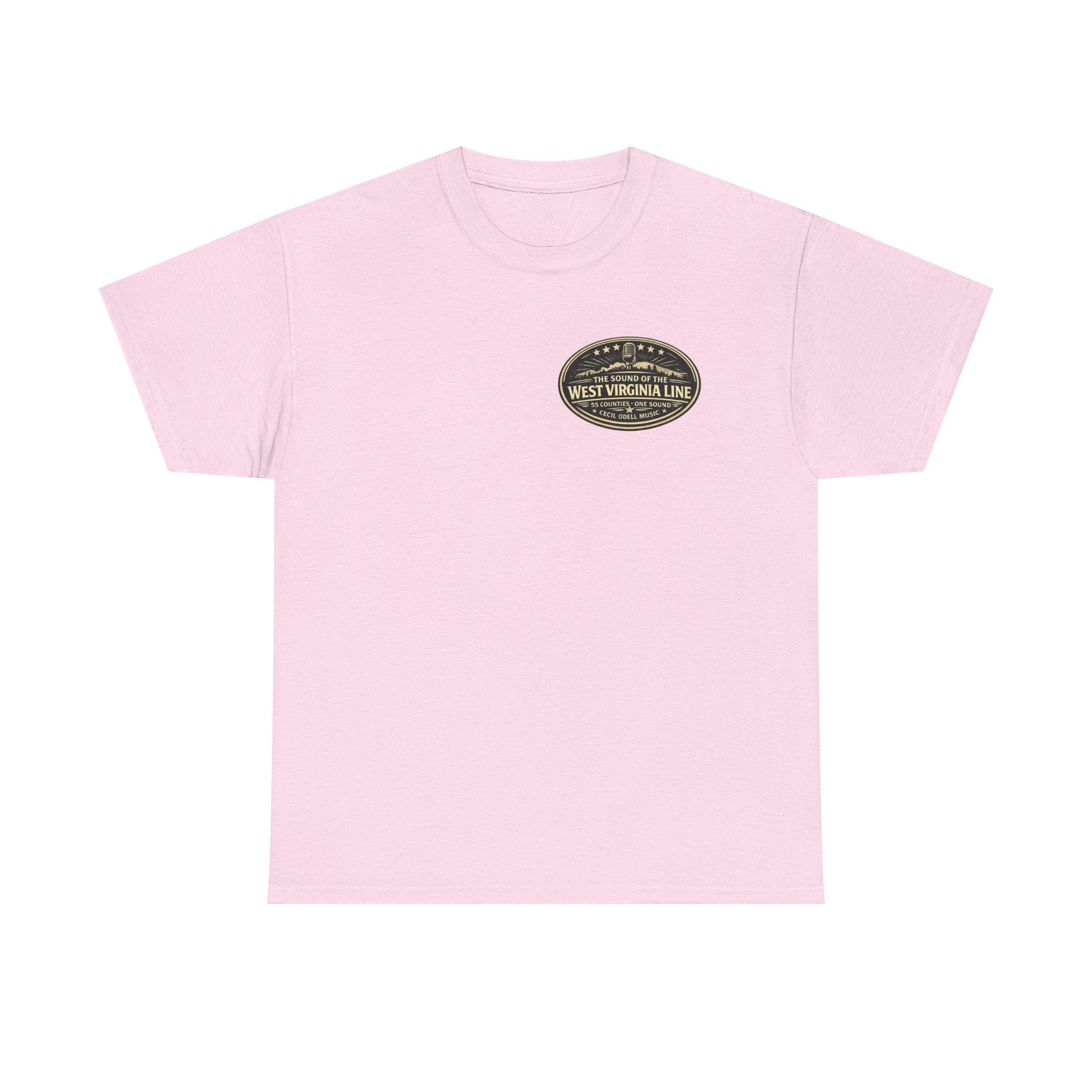 T-Shirt: McDowell Badge in the Coal Dust: West Virginia Line Police Tribute Tee - Cecil Odell Music