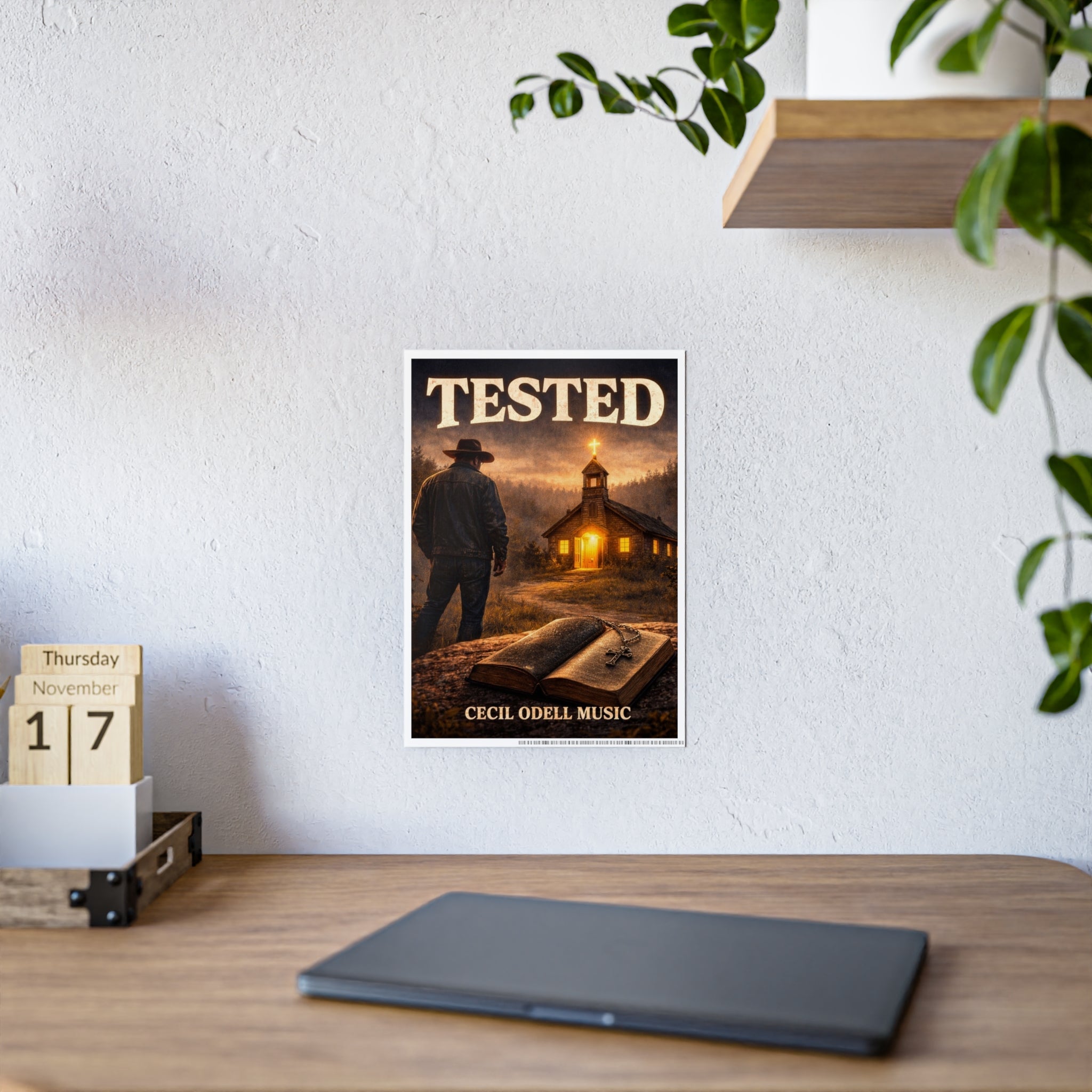 Tested Poster: Inspirational Christian Wall Art (Cecil Odell Music) - Cecil Odell Music