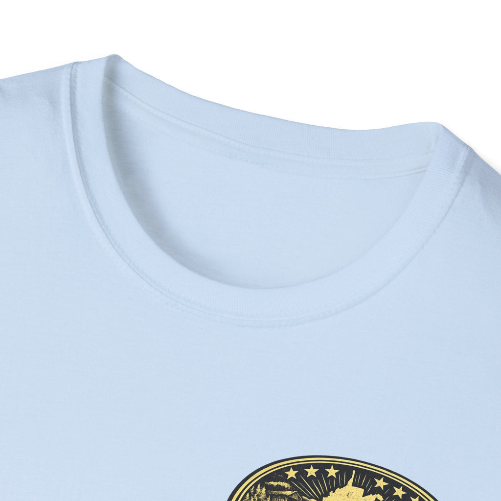 Tyler County Line Fire Department T-Shirt: Vintage Badge Sunset Design - Cecil Odell Music