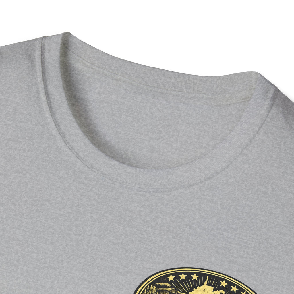 Tyler County Line Fire Department T-Shirt: Vintage Badge Sunset Design - Cecil Odell Music