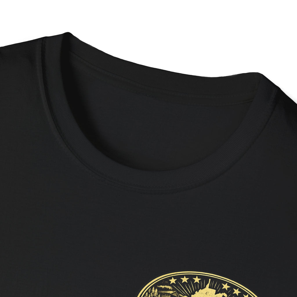 Tyler County Line Fire Department T-Shirt: Vintage Badge Sunset Design - Cecil Odell Music