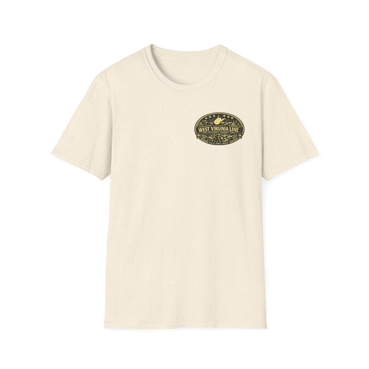 Tyler County Line Fire Department T-Shirt: Vintage Badge Sunset Design - Cecil Odell Music