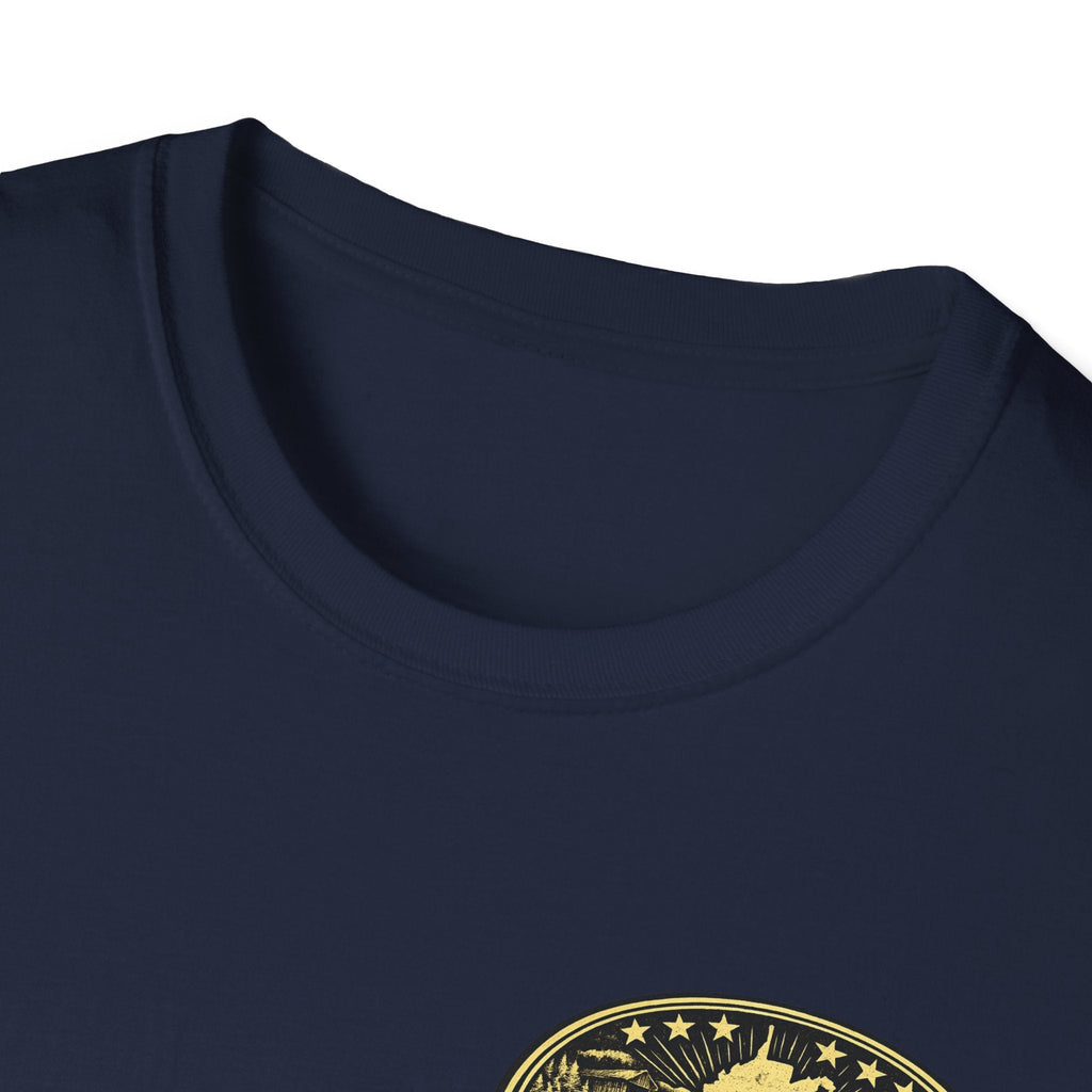 Tyler County Line Fire Department T-Shirt: Vintage Badge Sunset Design - Cecil Odell Music