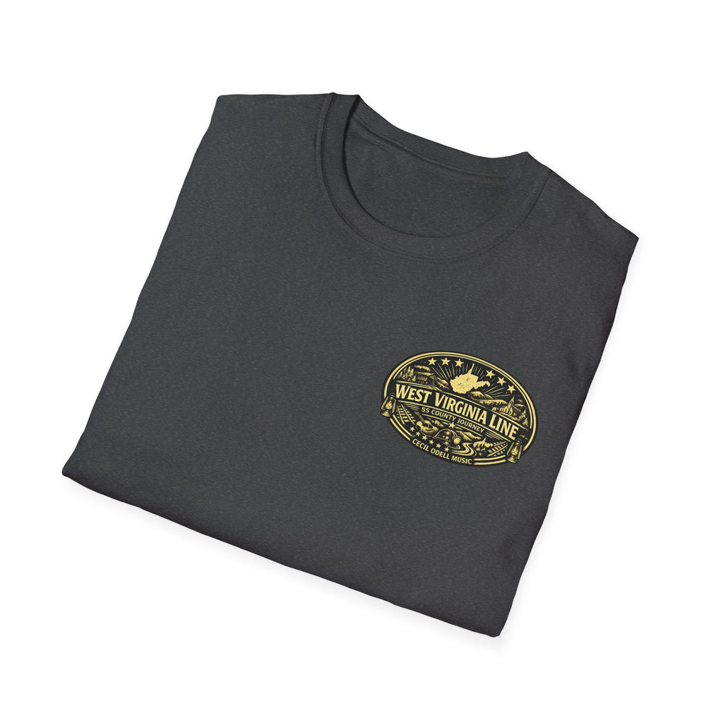 Tyler County Line Fire Department T-Shirt: Vintage Badge Sunset Design - Cecil Odell Music