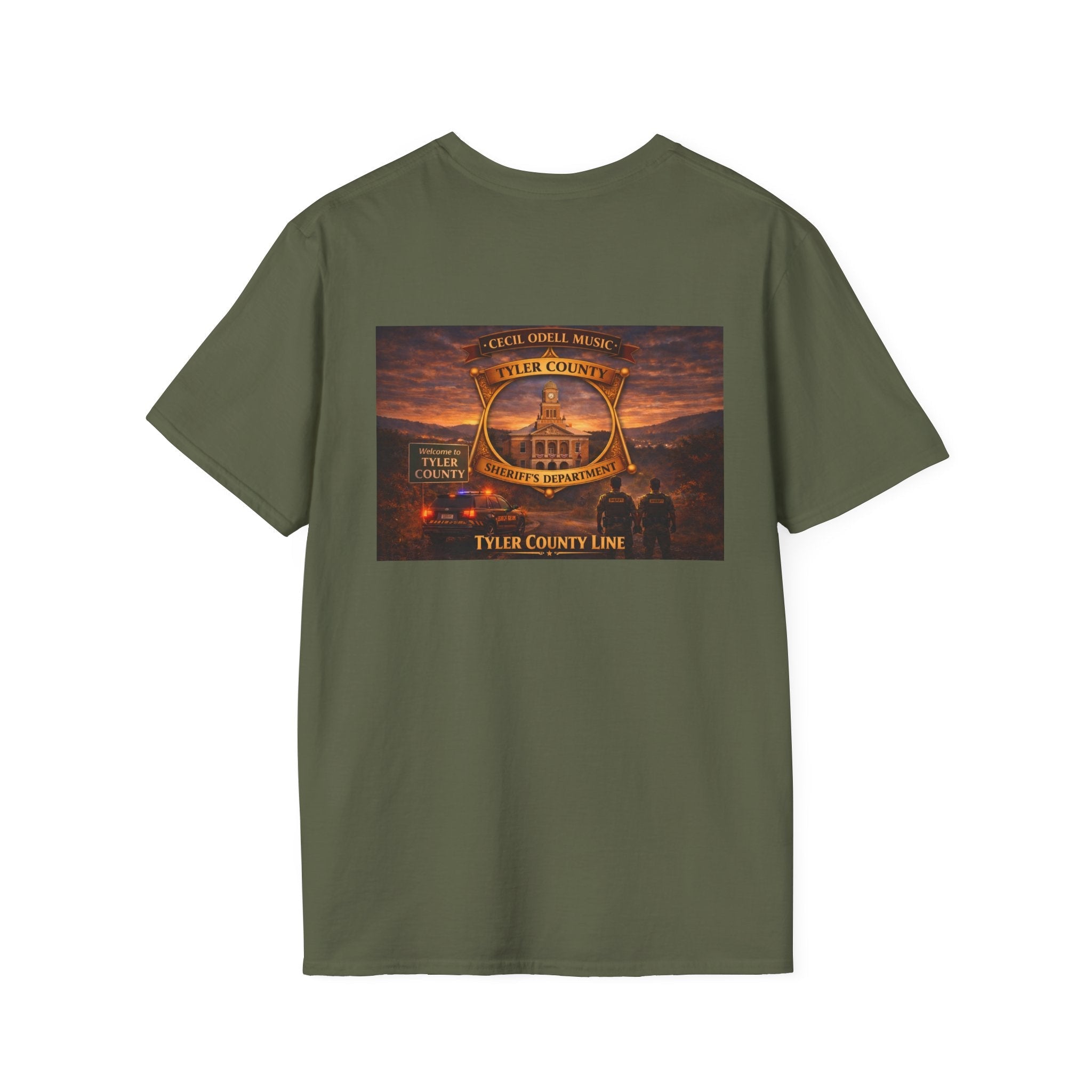 Tyler County Line T-Shirt: Cecil Odell - Cecil Odell Music