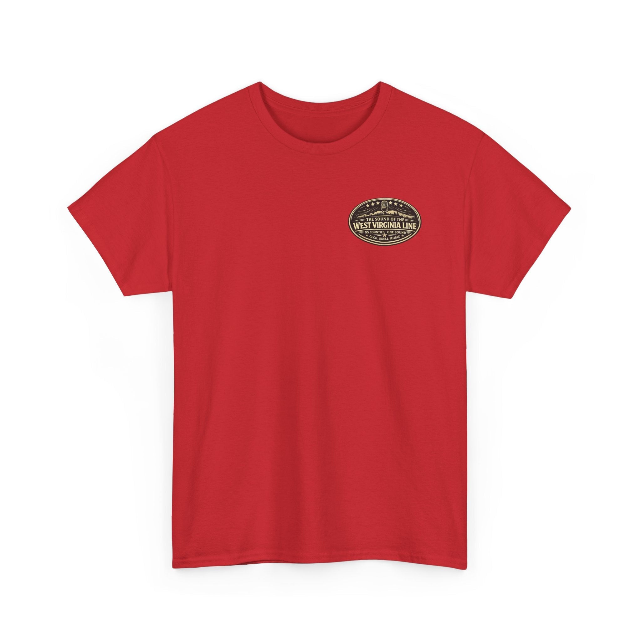 West Virginia Field Lights T-Shirt: Construction Night Shift Tee - Cecil Odell Music