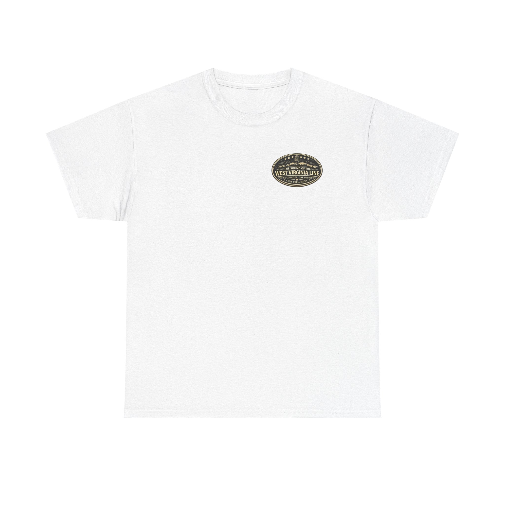 West Virginia Field Lights T-Shirt: Construction Night Shift Tee - Cecil Odell Music