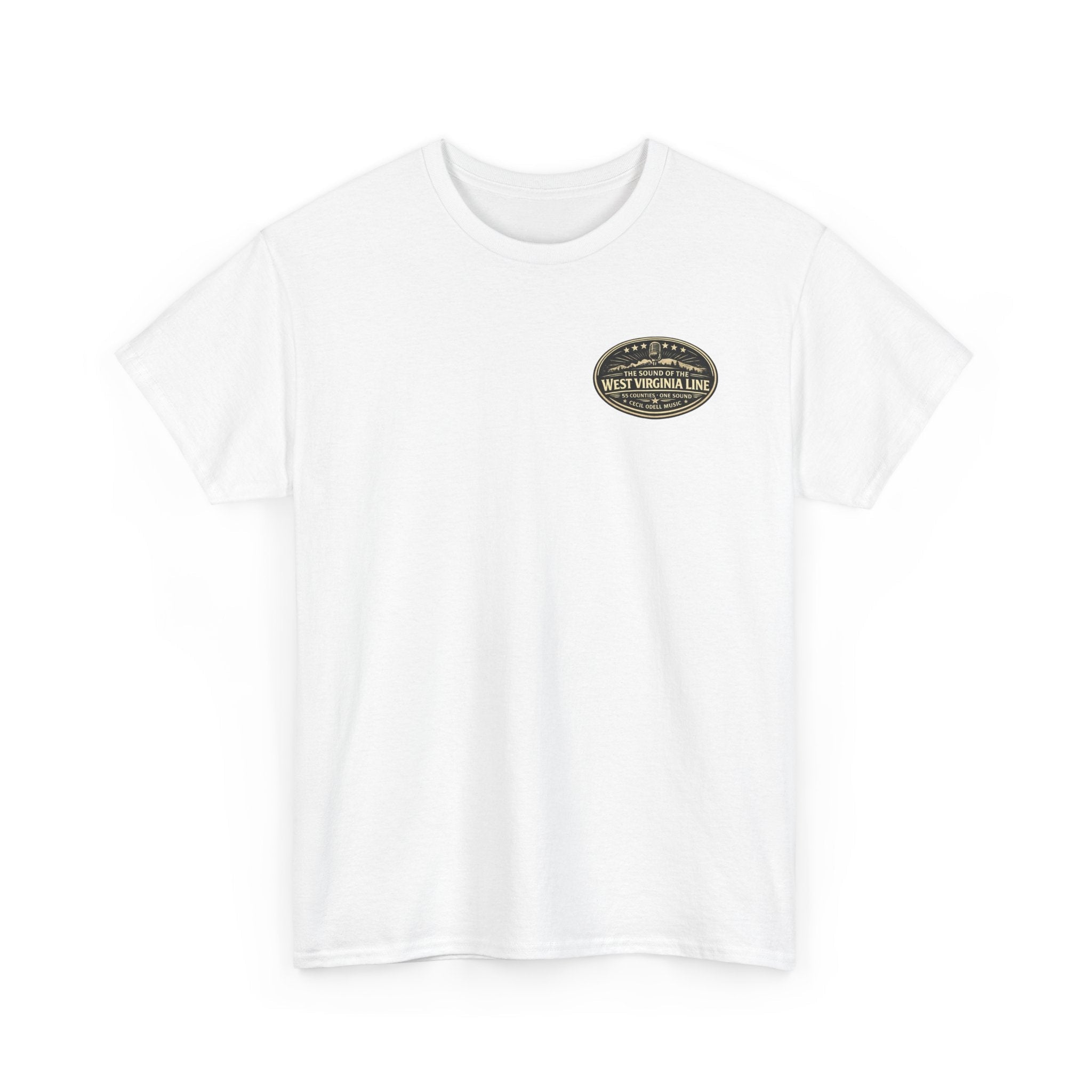 West Virginia Field Lights T-Shirt: Construction Night Shift Tee - Cecil Odell Music