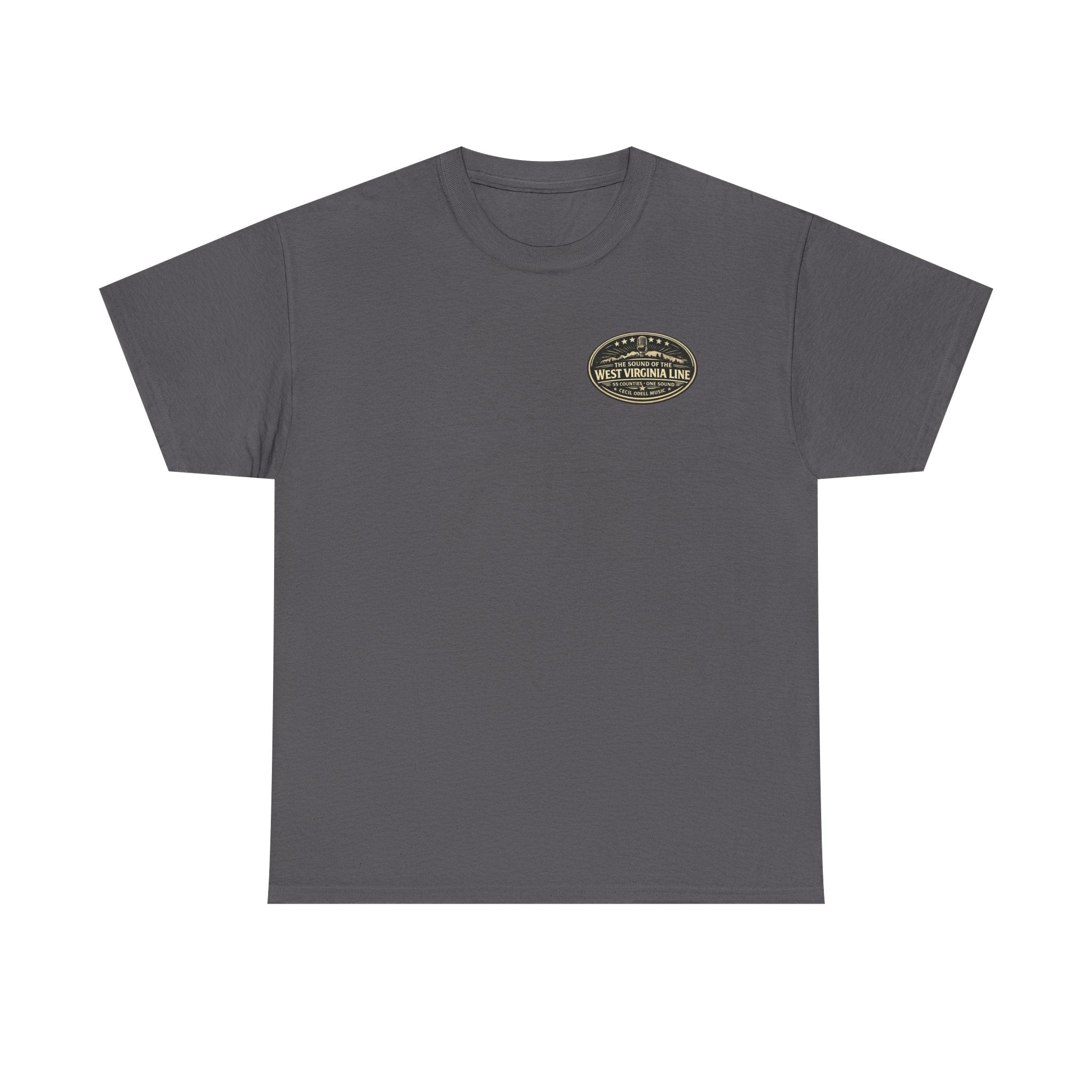 West Virginia Field Lights T-Shirt: Construction Night Shift Tee - Cecil Odell Music