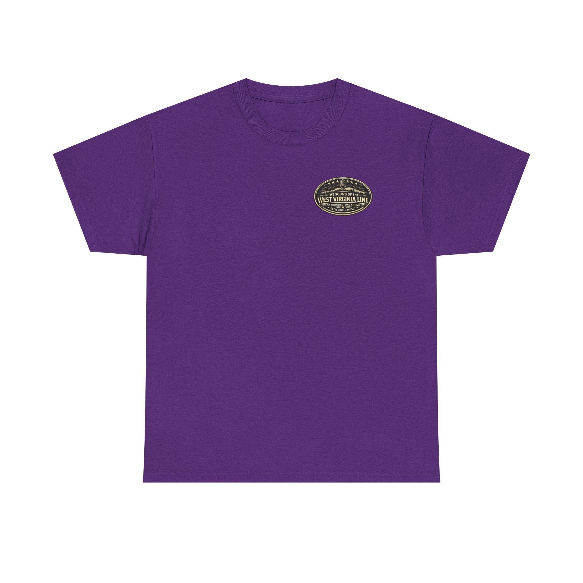 West Virginia Field Lights T-Shirt: Construction Night Shift Tee - Cecil Odell Music