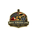 West Virginia Line Kiss - Cut Sticker: Cecil Odell Music Guitar, Firefighter & EMS Badge - Cecil Odell Music
