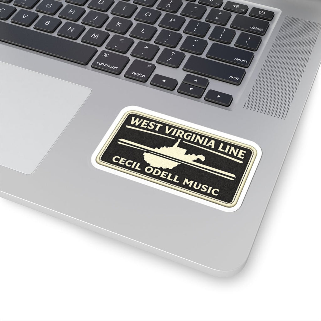 West Virginia Line Patch Sticker - Cecil Odell Music