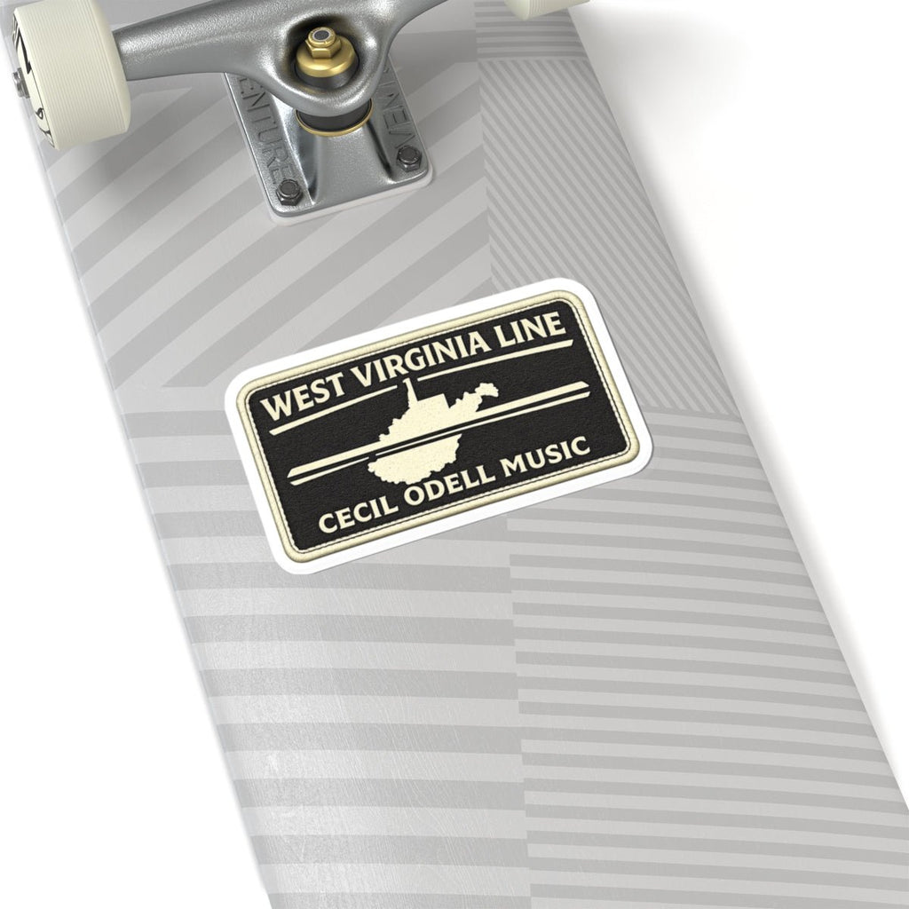 West Virginia Line Patch Sticker - Cecil Odell Music