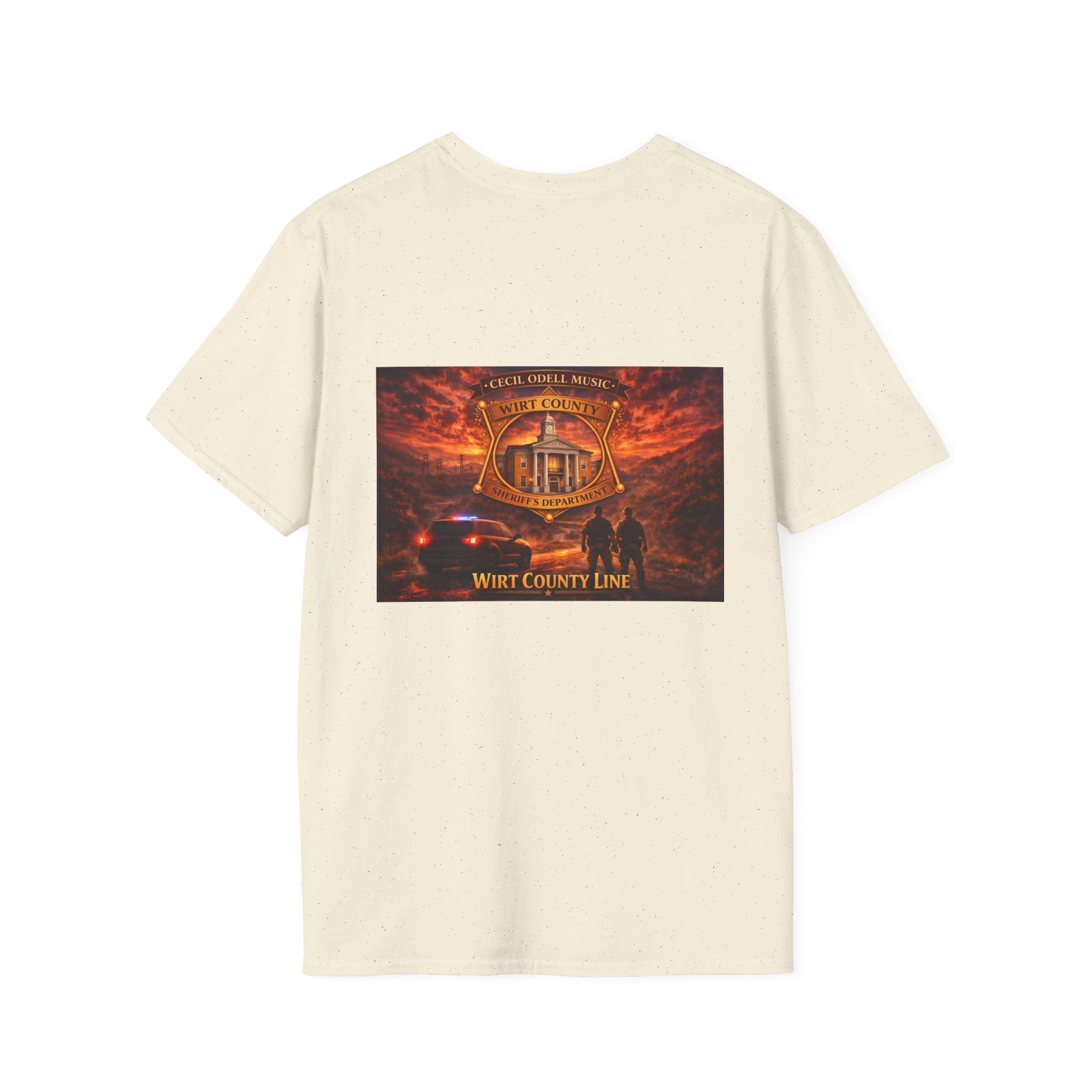 West Virginia Line Wirt County T-Shirt - Cecil Odell Music