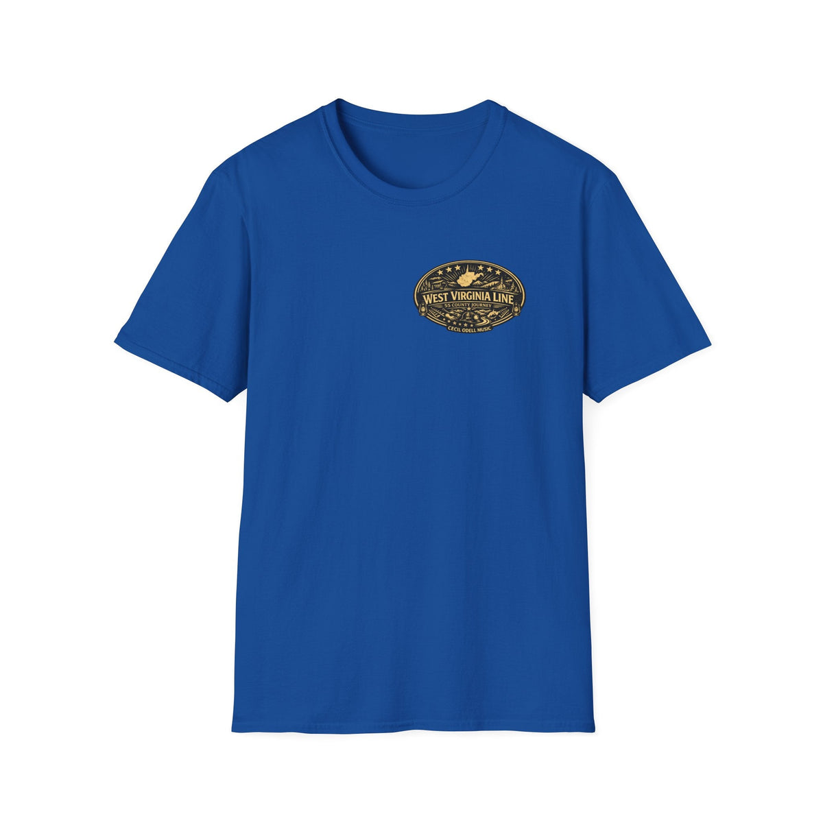 West Virginia Line Wirt County T-Shirt - Cecil Odell Music