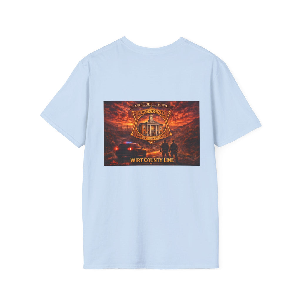 West Virginia Line Wirt County T-Shirt - Cecil Odell Music