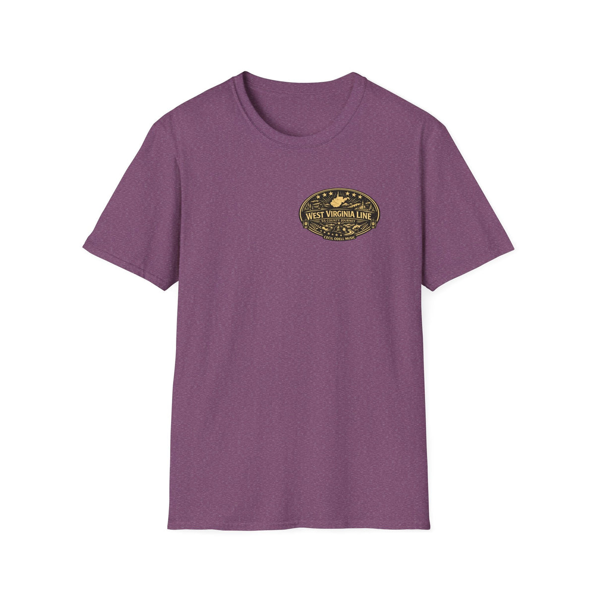 West Virginia Line Wirt County T-Shirt - Cecil Odell Music