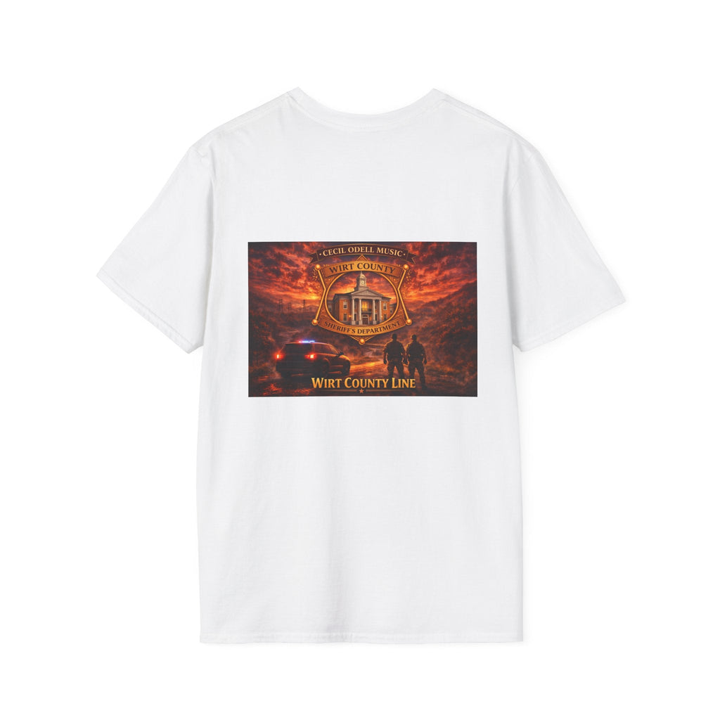 West Virginia Line Wirt County T-Shirt - Cecil Odell Music