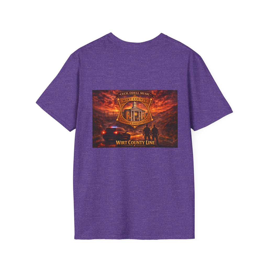 West Virginia Line Wirt County T-Shirt - Cecil Odell Music