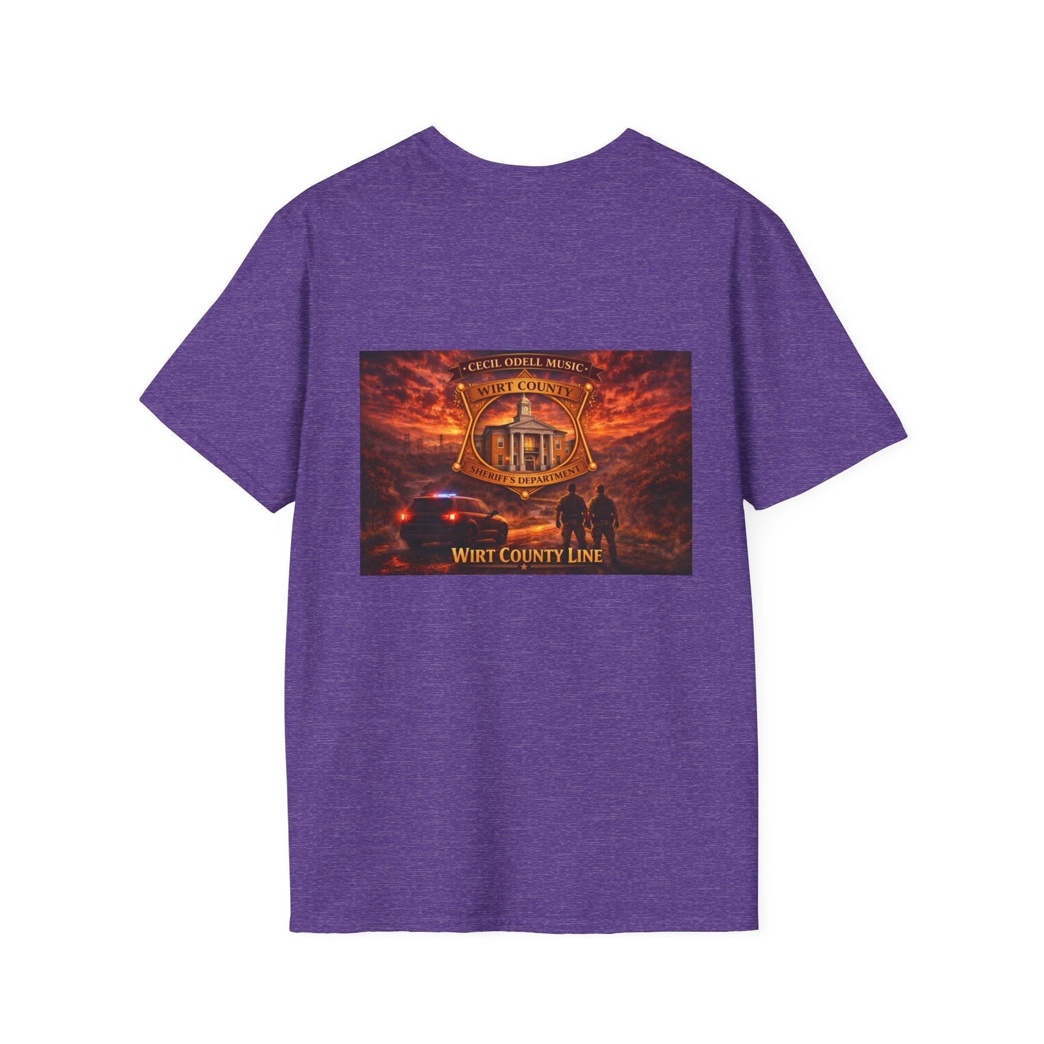 West Virginia Line Wirt County T-Shirt - Cecil Odell Music