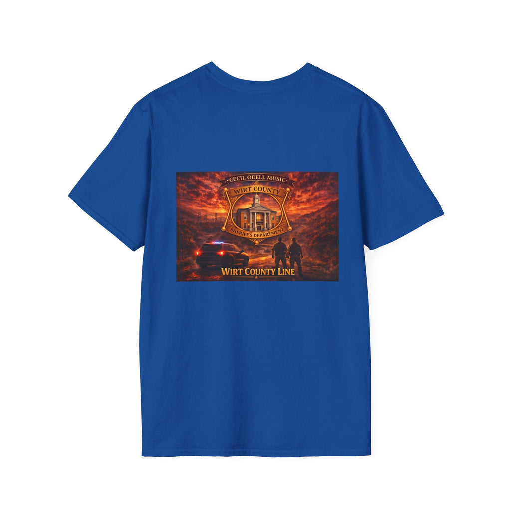 West Virginia Line Wirt County T-Shirt - Cecil Odell Music