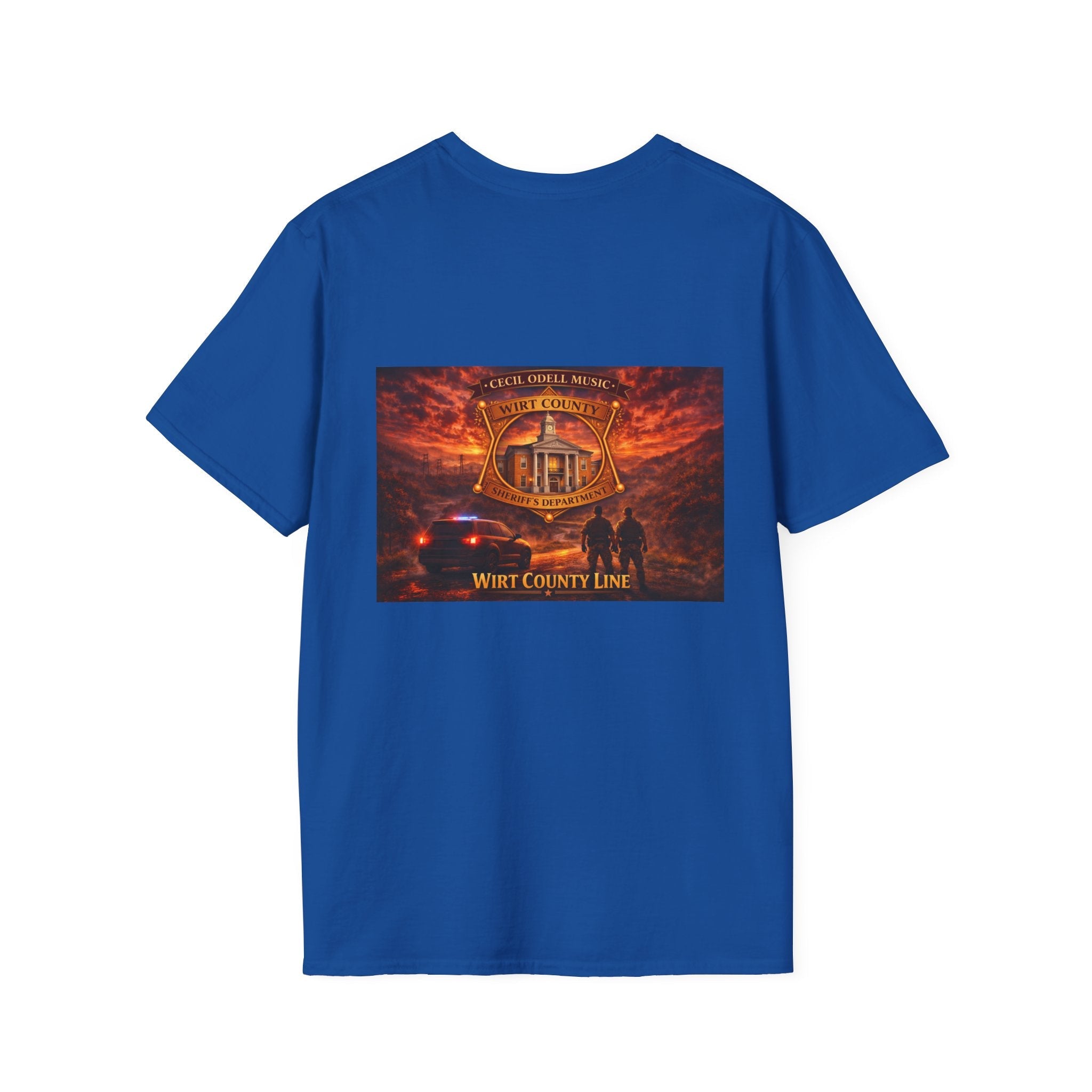 West Virginia Line Wirt County T-Shirt - Cecil Odell Music