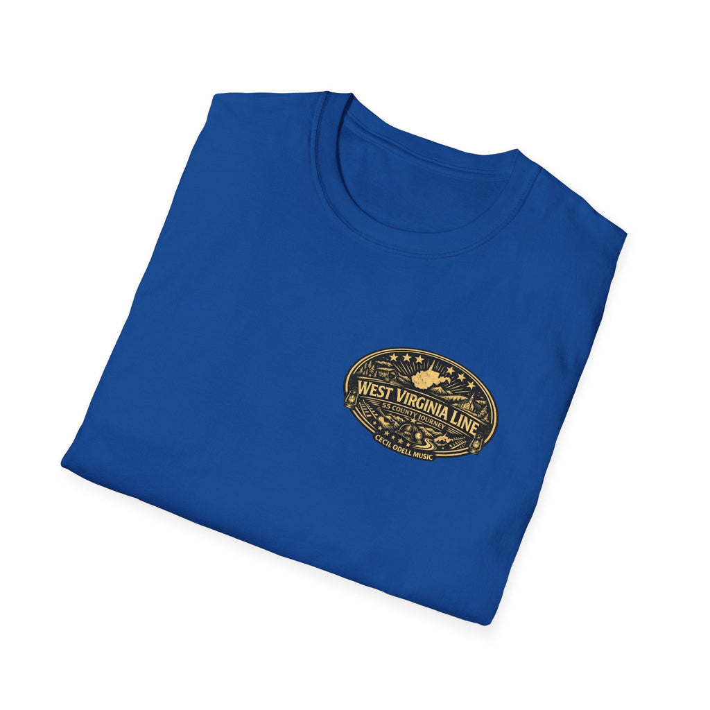 West Virginia Line Wirt County T-Shirt - Cecil Odell Music