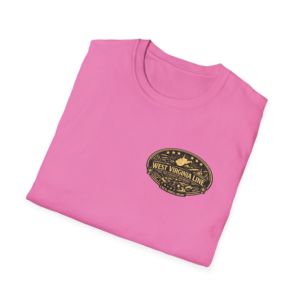 West Virginia Line Wirt County T-Shirt - Cecil Odell Music