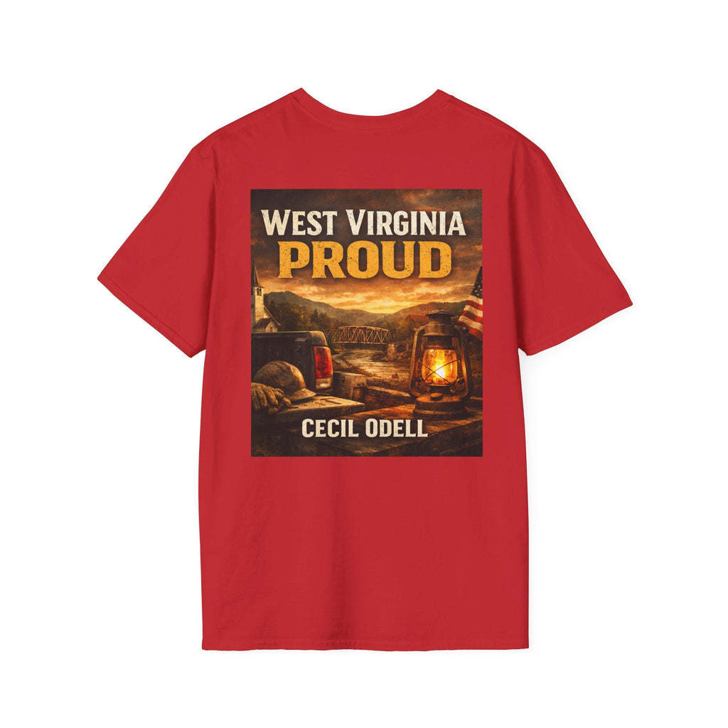 West Virginia Proud T-Shirt: 'Cecil Odell' Rustic Outdoor Design - Cecil Odell Music