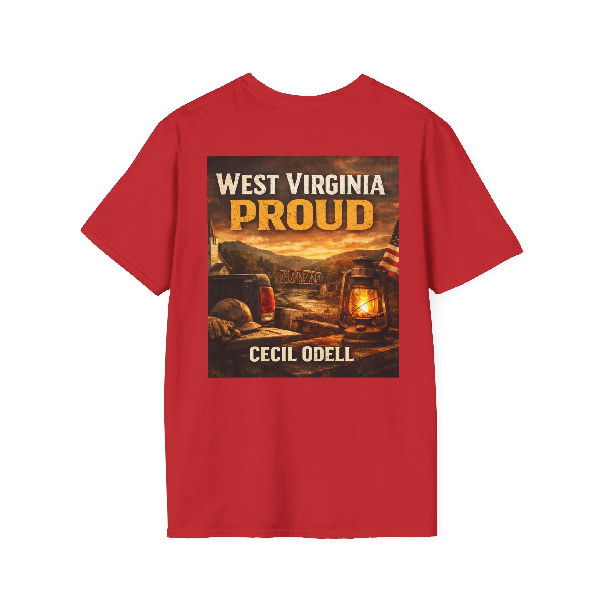 West Virginia Proud T-Shirt: 'Cecil Odell' Rustic Outdoor Design - Cecil Odell Music