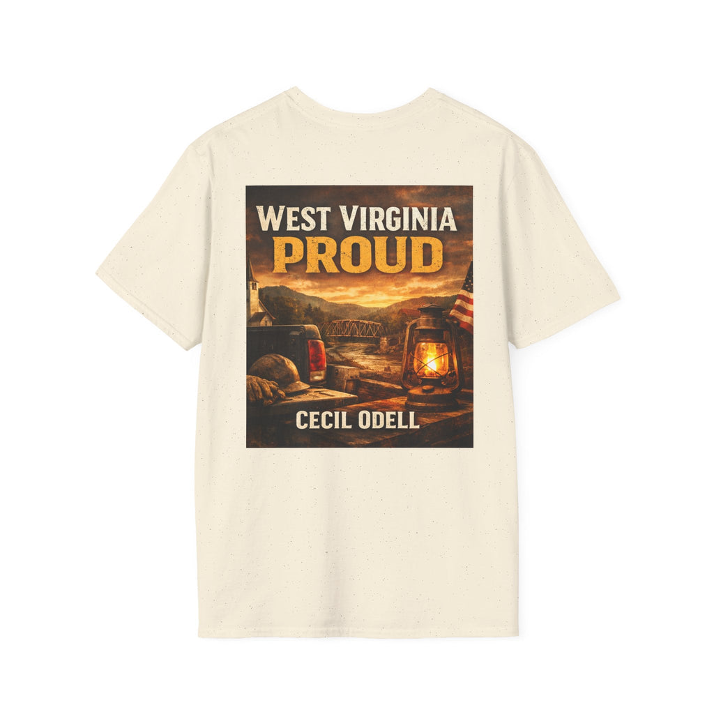 West Virginia Proud T-Shirt: 'Cecil Odell' Rustic Outdoor Design - Cecil Odell Music