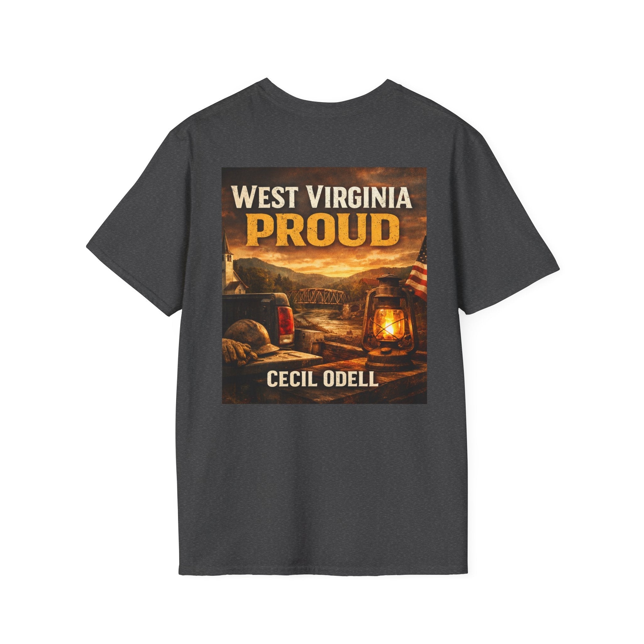 West Virginia Proud T-Shirt: 'Cecil Odell' Rustic Outdoor Design - Cecil Odell Music