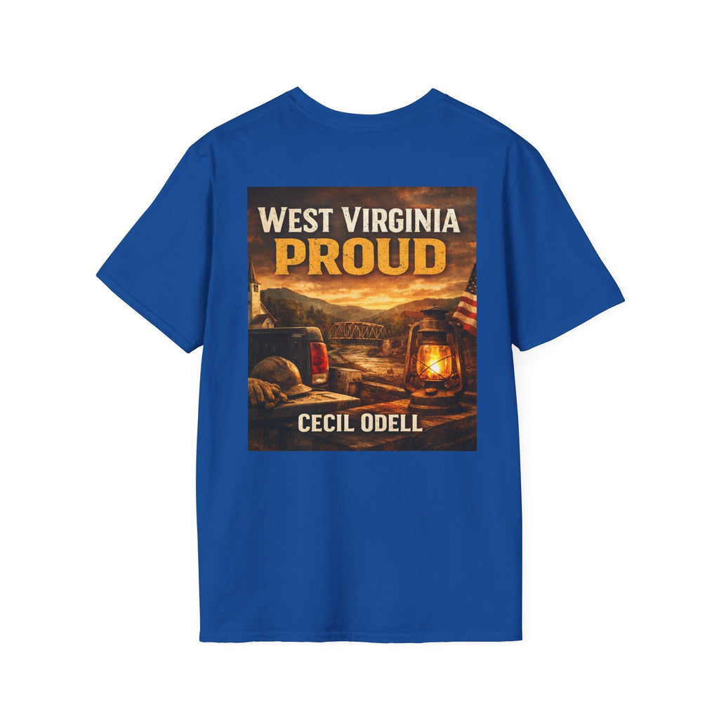 West Virginia Proud T-Shirt: 'Cecil Odell' Rustic Outdoor Design - Cecil Odell Music