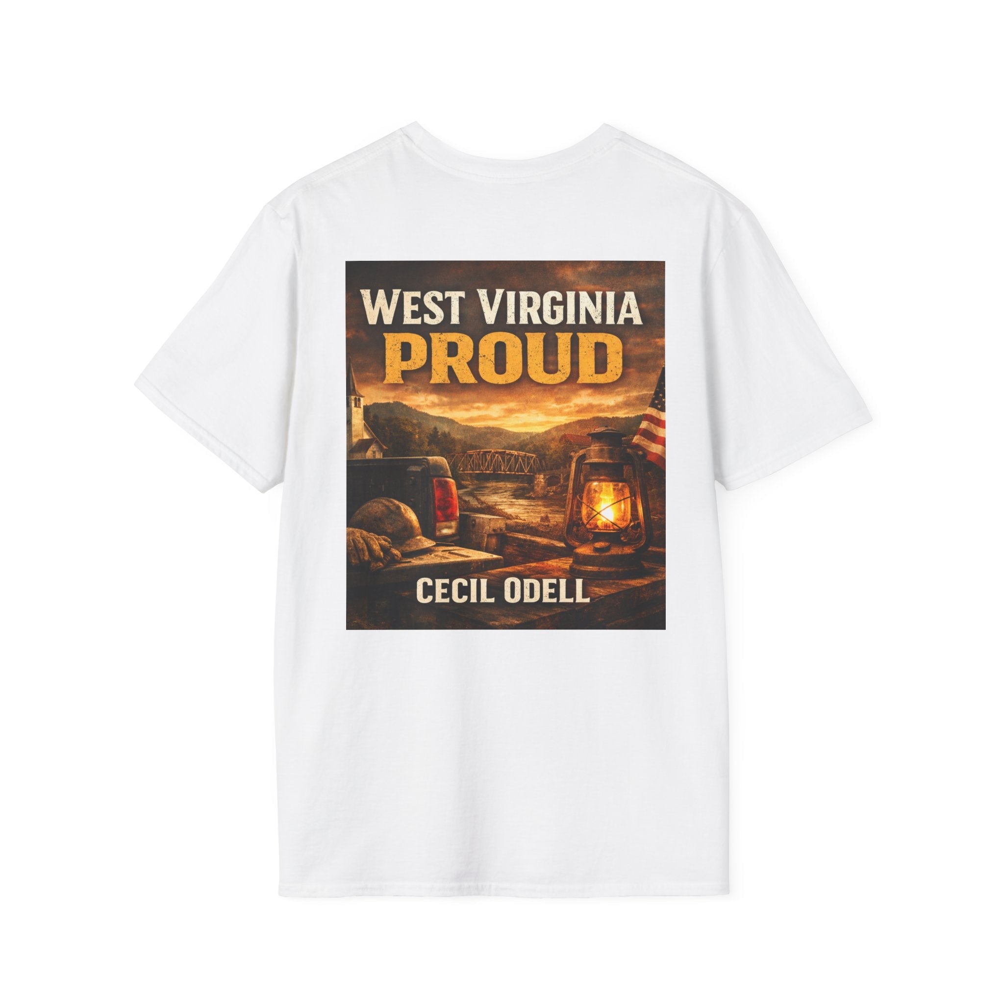West Virginia Proud T-Shirt: 'Cecil Odell' Rustic Outdoor Design - Cecil Odell Music