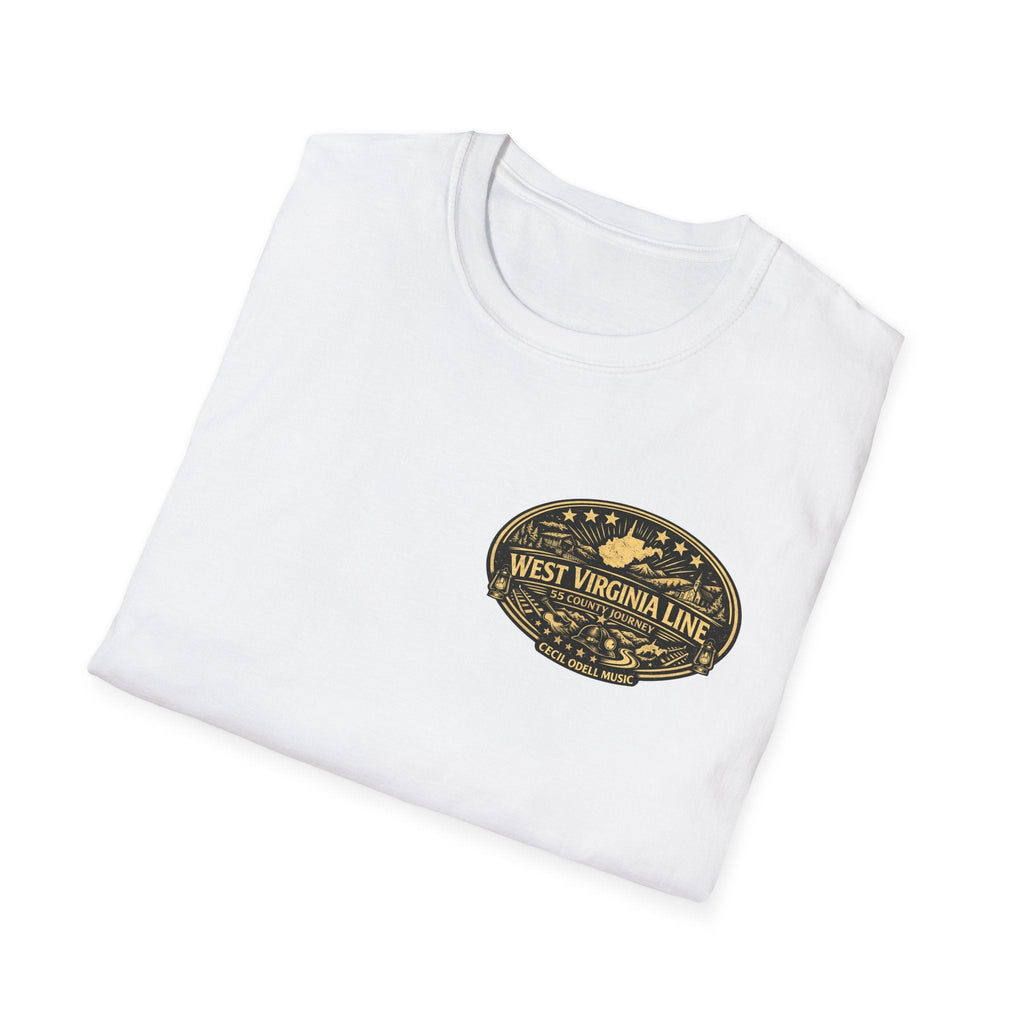 West Virginia Proud T-Shirt: Vintage Lantern Coal Miner Design - Cecil Odell Music